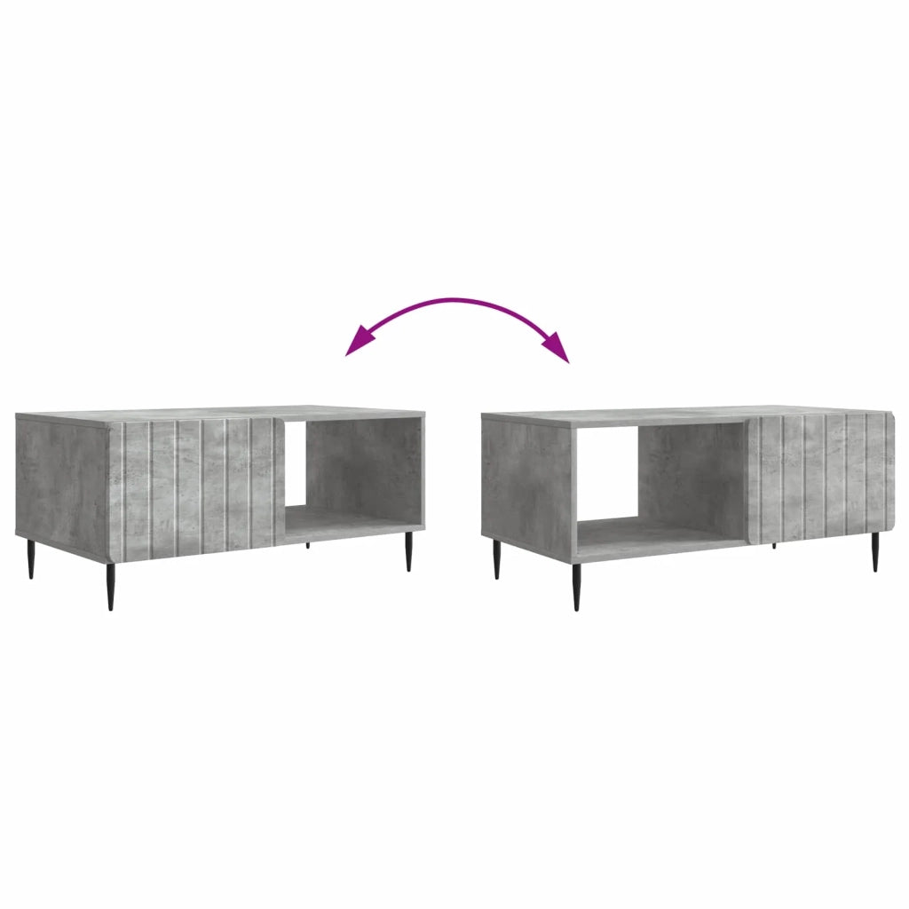 Tavolino da salotto Grigio Cemento 90 x 50 x 40 cm 894498