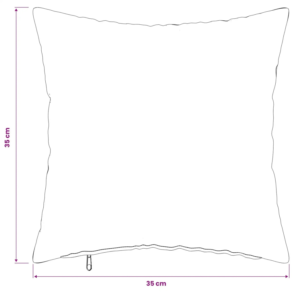 Federa 2 pcs HEERLEN Nero 35 x 35 cm 907985