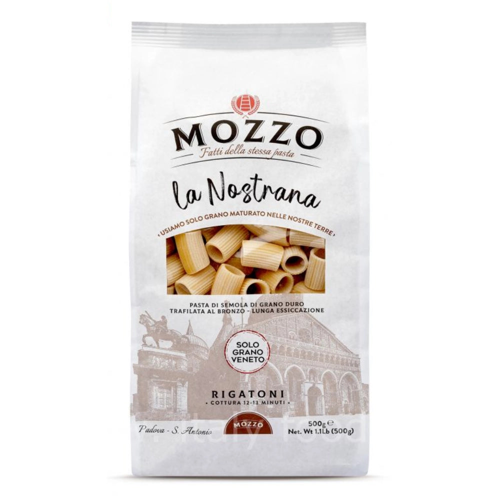 Mozzo la nostrana rigatoni pasta con grano veneto 3 confezioni da 500 grammi