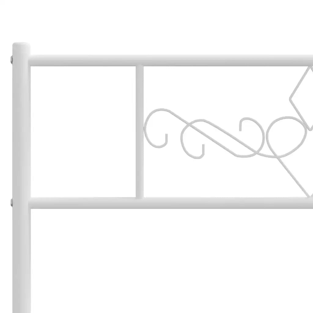 Testiera di Ricambio in Metallo Bianco 75 cm 355342