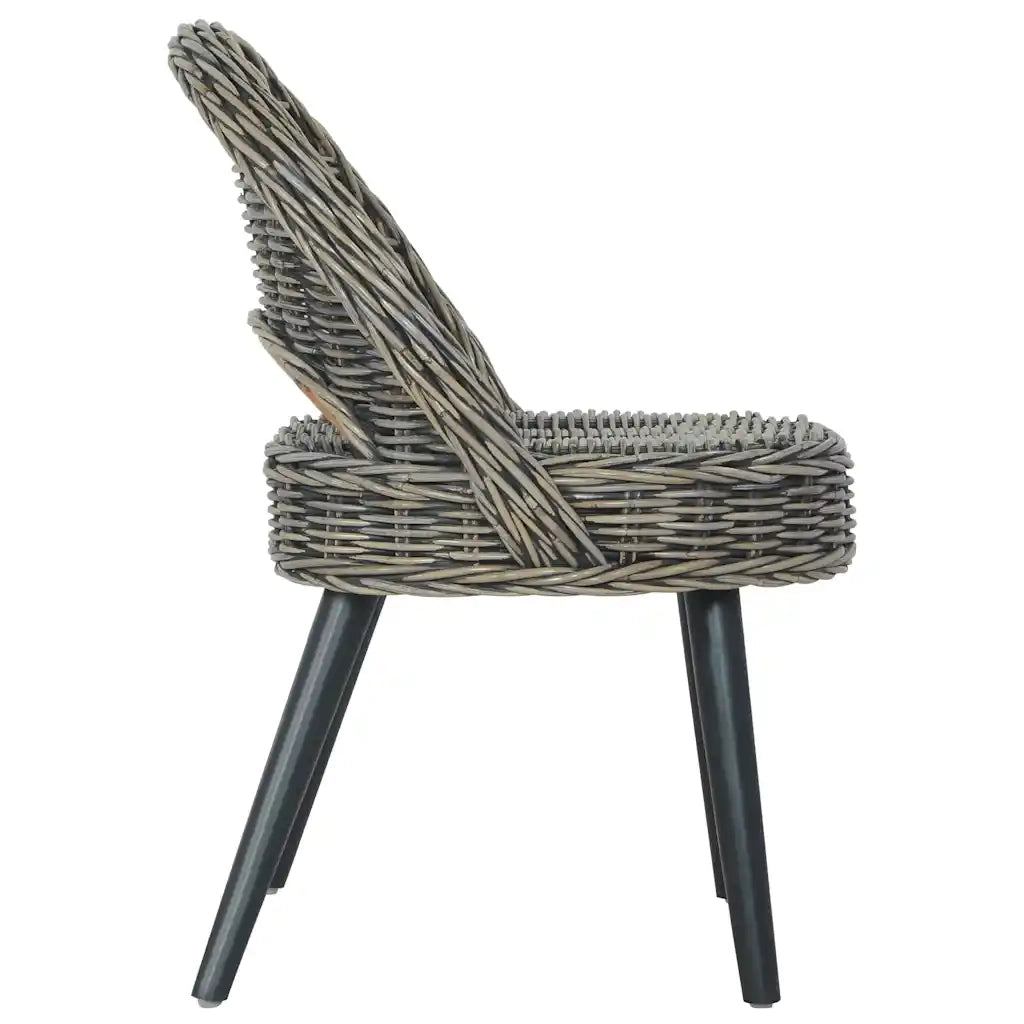 Poltrona | Sedia Relax in Rattan Kubu Nero