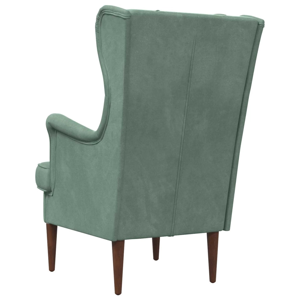 Poltrona Verde Mare Velluto 42029905