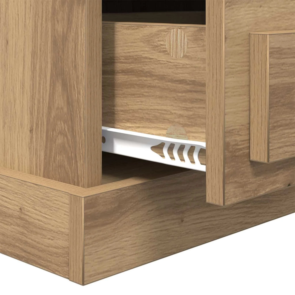 Armadio da Notte Rovere artigianale 36 x 43 x 60 cm 881398