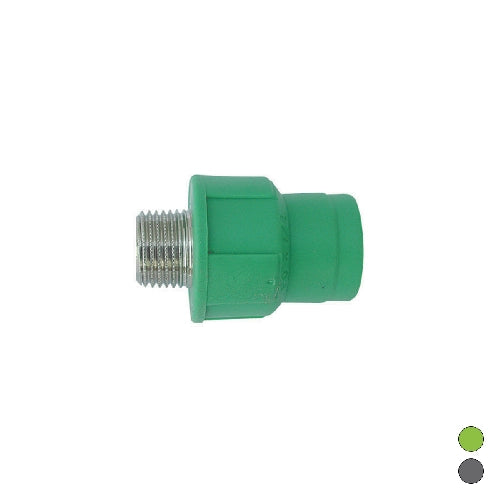 RACCORDO FILETTATO MASCHIO IN POLIPROPILENE- 1 x Diam. 32- DH- pezzi 1