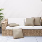 Cuscini per Divano 4 pz-Set di 4 Cuscini per Sofa Tortora 40x40 cm in Tessuto