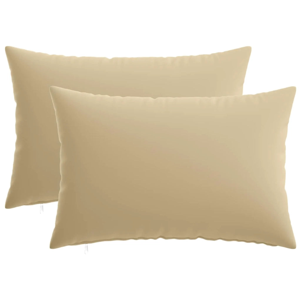 Cuscino con cuscino HEERLEN 2 pz Beige Poliestere 923961