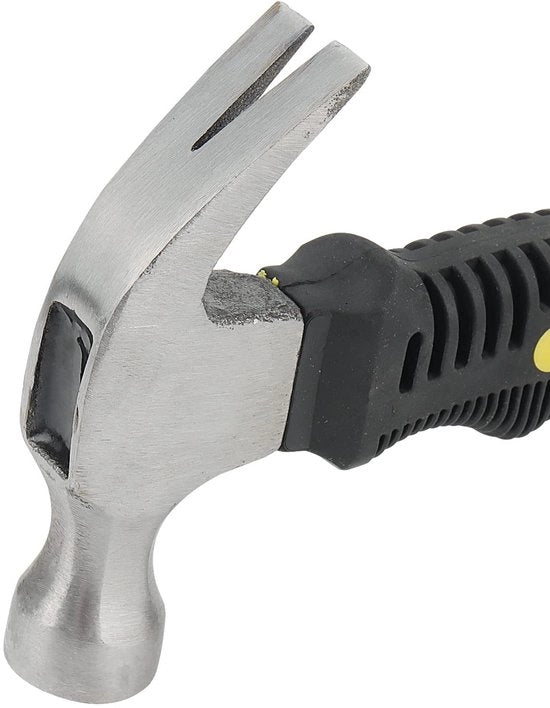 Martello Mini 16 cm - Piccolo Martello - Acciaio di Carbone - Sostenibile - Utile per Interno/Esterno - Supporto da Parete
