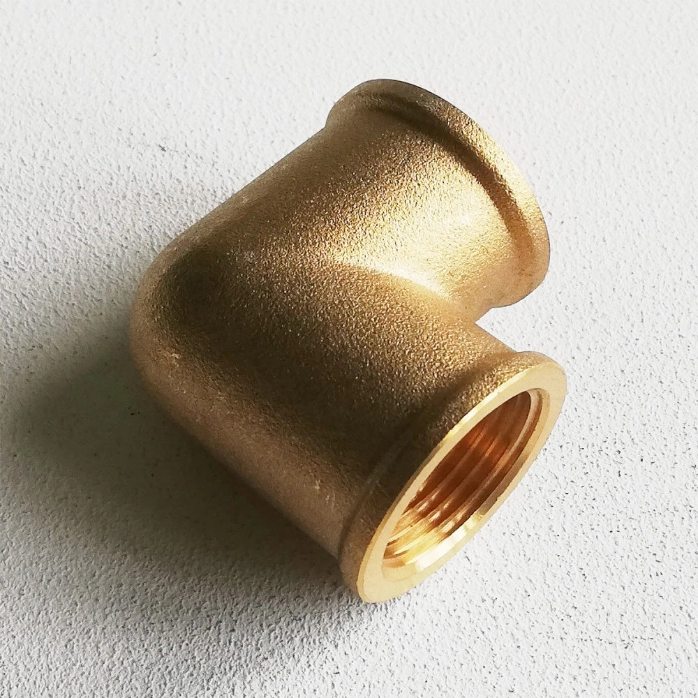 Gomito curva da 3/8 ff in ottone
