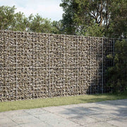 Gabione con filo da 5 mm e rete 10x10 cm 300x30x200 cm 3465168