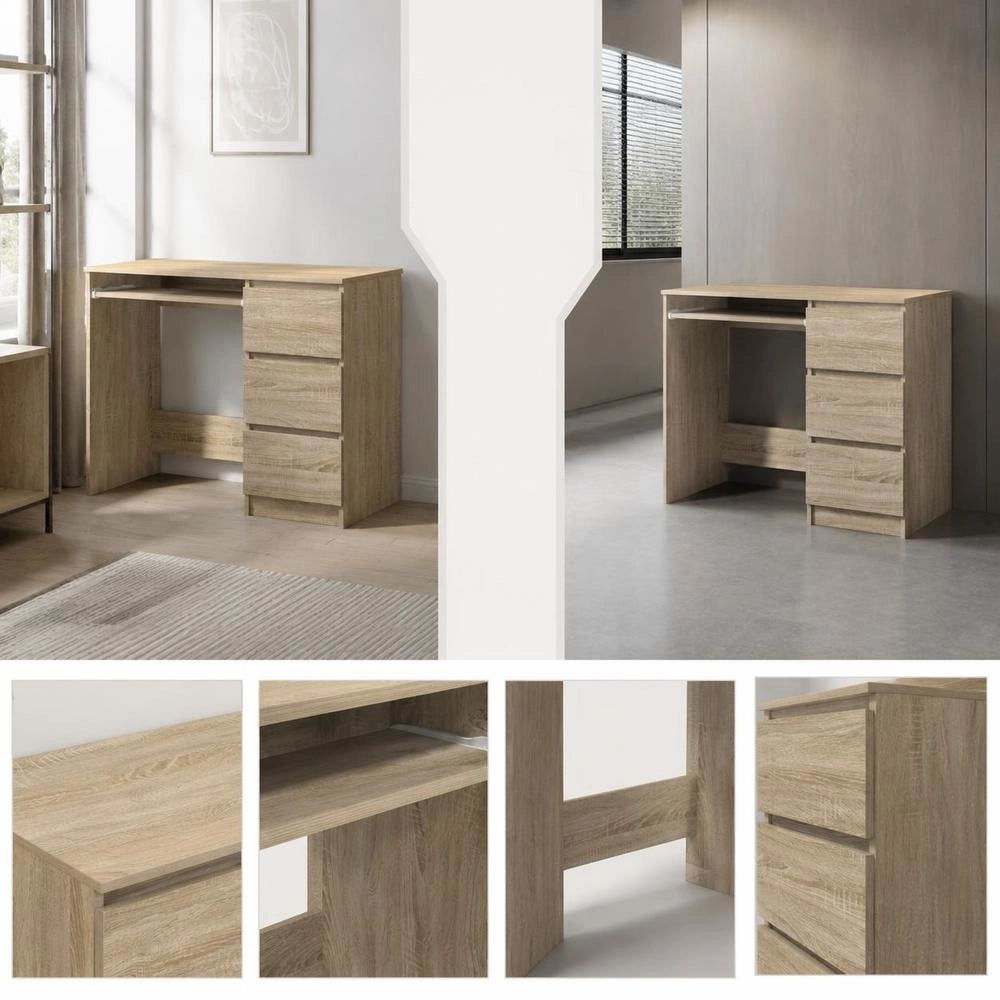 Desk Sonoma Oak 90x45x76 Cm Wood-based Material