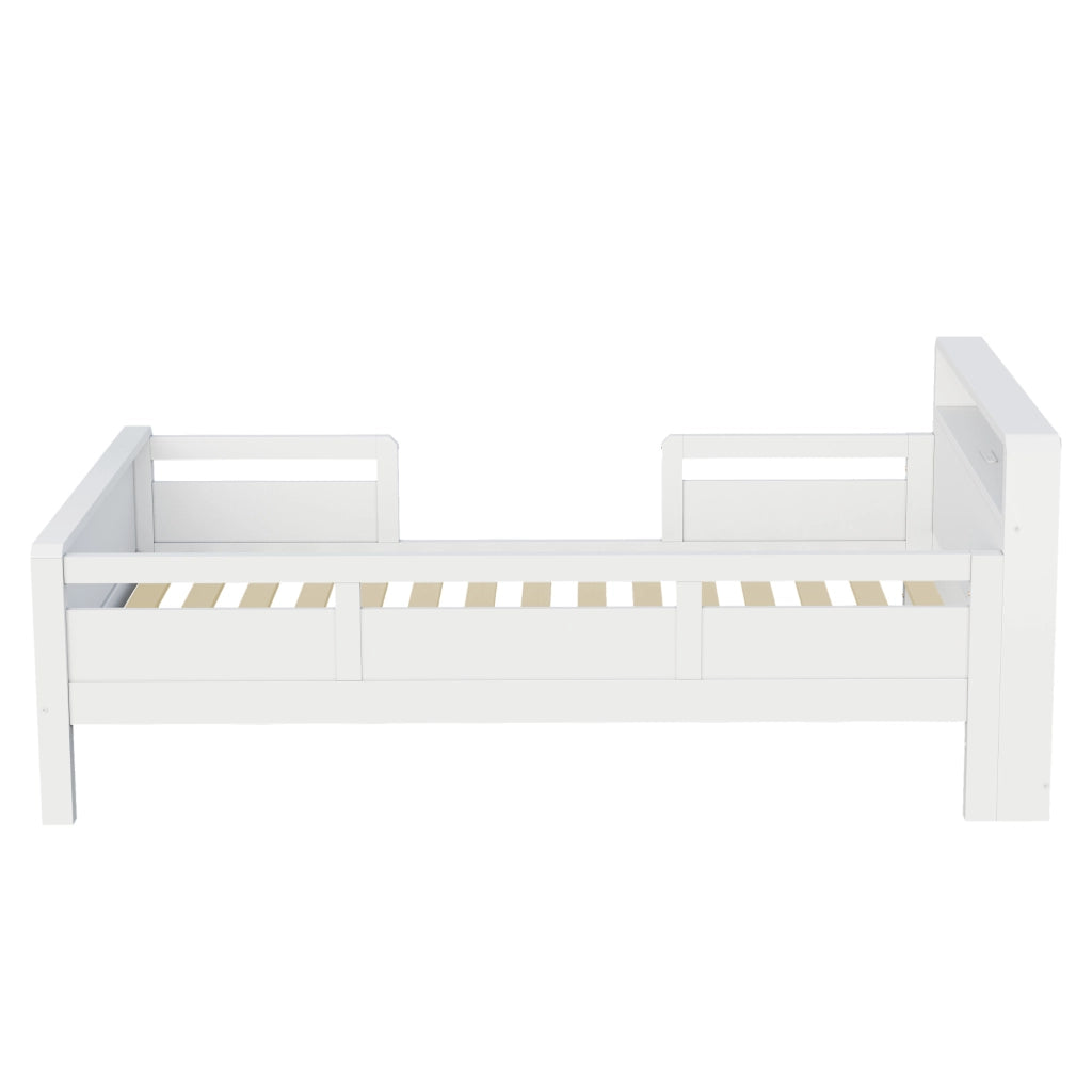 letto in legno bianco 90 x 200 cm