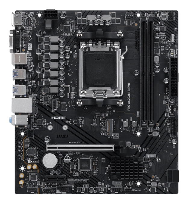Msi pro a620am-b evo scheda madre amd a620a socket am5 atx - 911-7E36-001