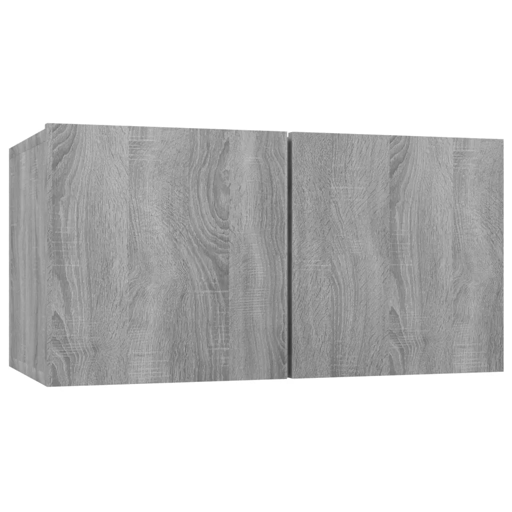 Set di Mobili Porta TV 6 pz Grigio Sonoma in Legno Multistrato 3114604