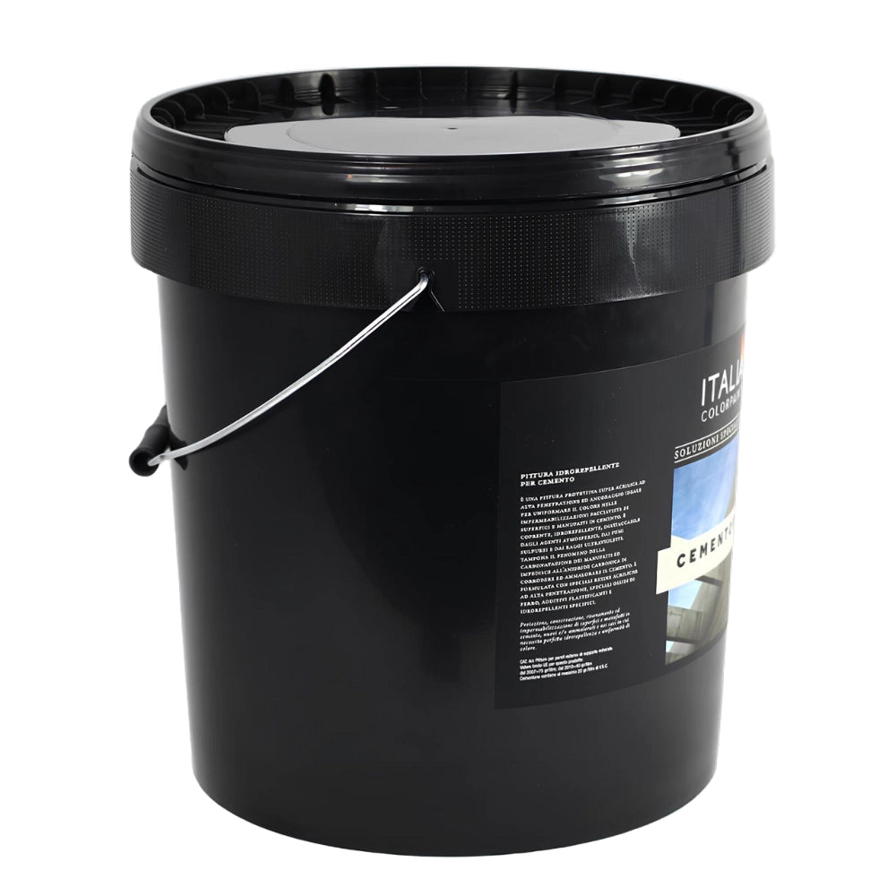 Pittura idrorepellente grigio anticarbonatazione per superfici in cemento *** formato 14 lt, confezione 1