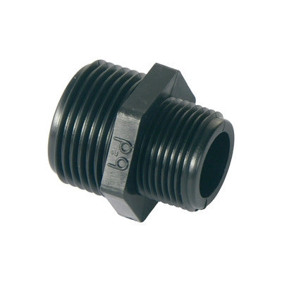 NIPPLES RIDOTTO IN PP NERO- 11/2x11/4- BUCCH- pezzi 1