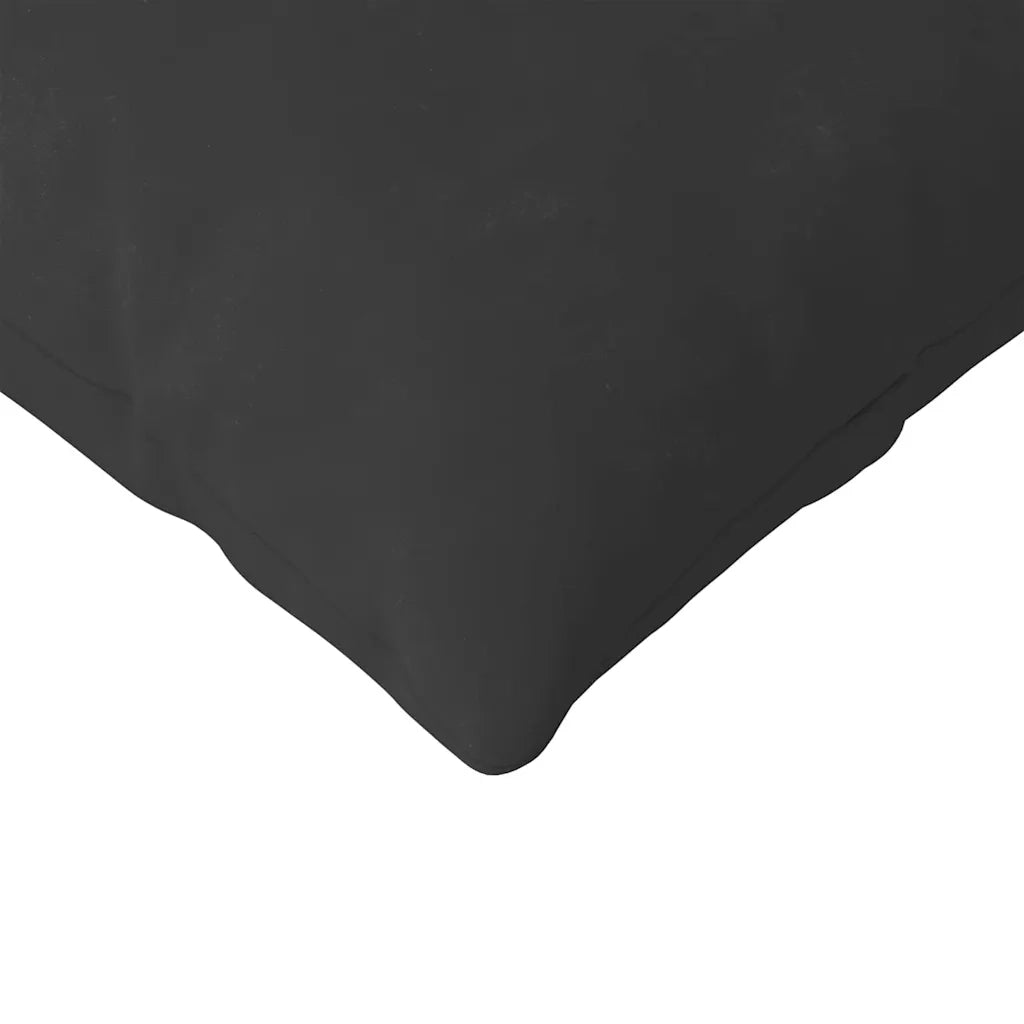 Cuscini da Divano 2 pcs Nero 145 x 40 cm Tessuto 42013857