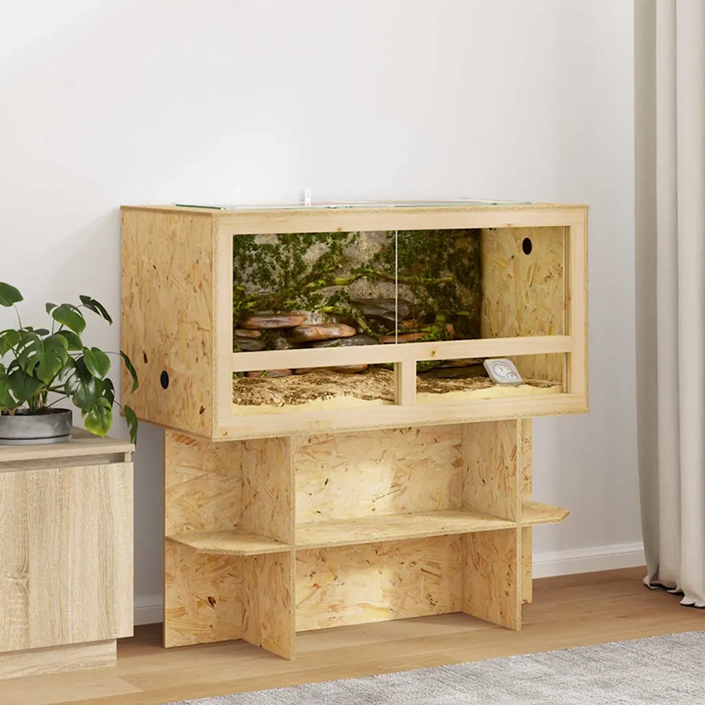 Terrario Marrone 100 x 50 x 50 cm OSB 876730
