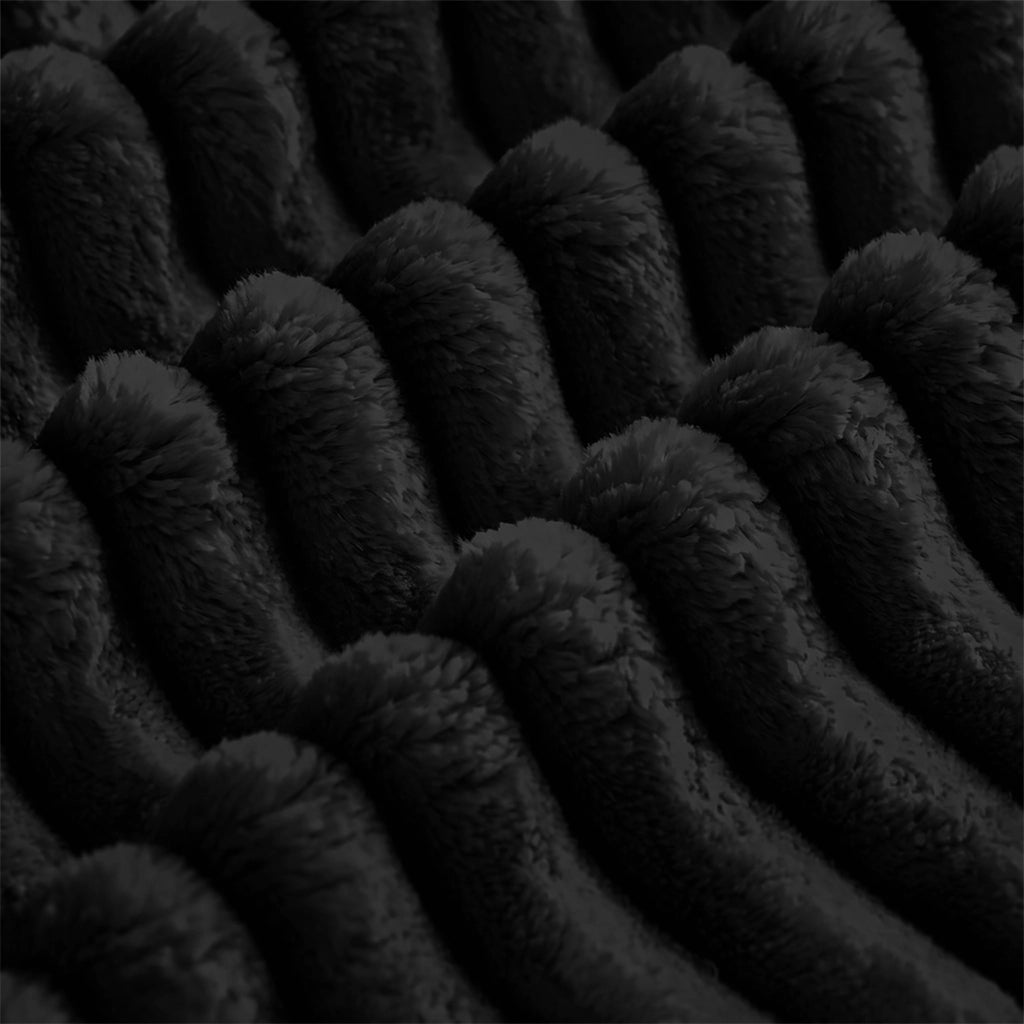 Divano modulare a L con chaise longue reversibile in velluto a coste nero