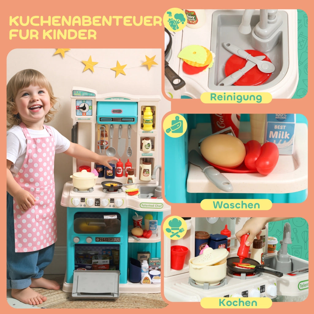 Set Cucina Bambini 92 Pezzi ¨C zephmum ¨C Verde Plastica
