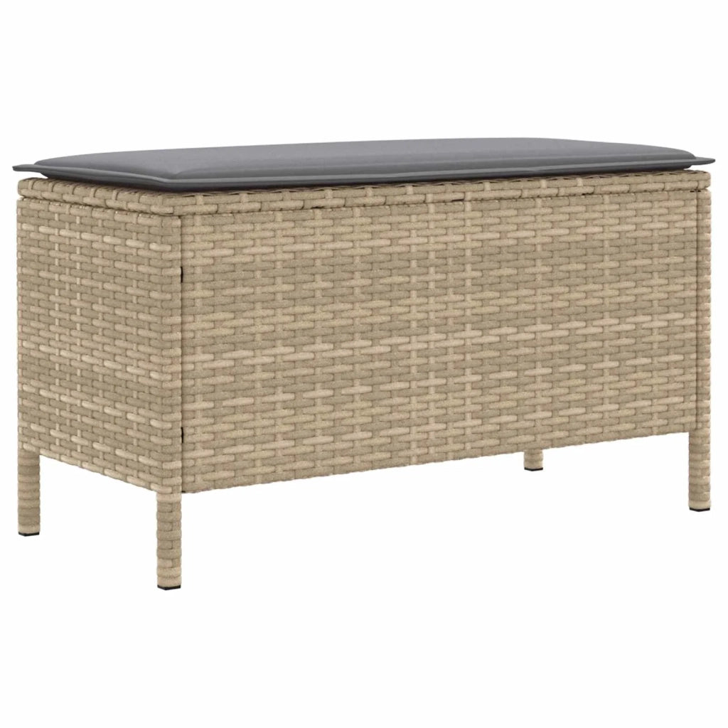 Poggiapiedi da Giardino Beige e Grigio Chiaro 80 x 38 x 42 cm CFW4150833