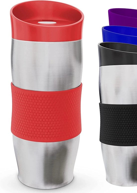 Termos grande da 350 ml in acciaio inossidabile, mantiene caldi o freddi i tuoi drink attraverso isolamento termico a doppia parete