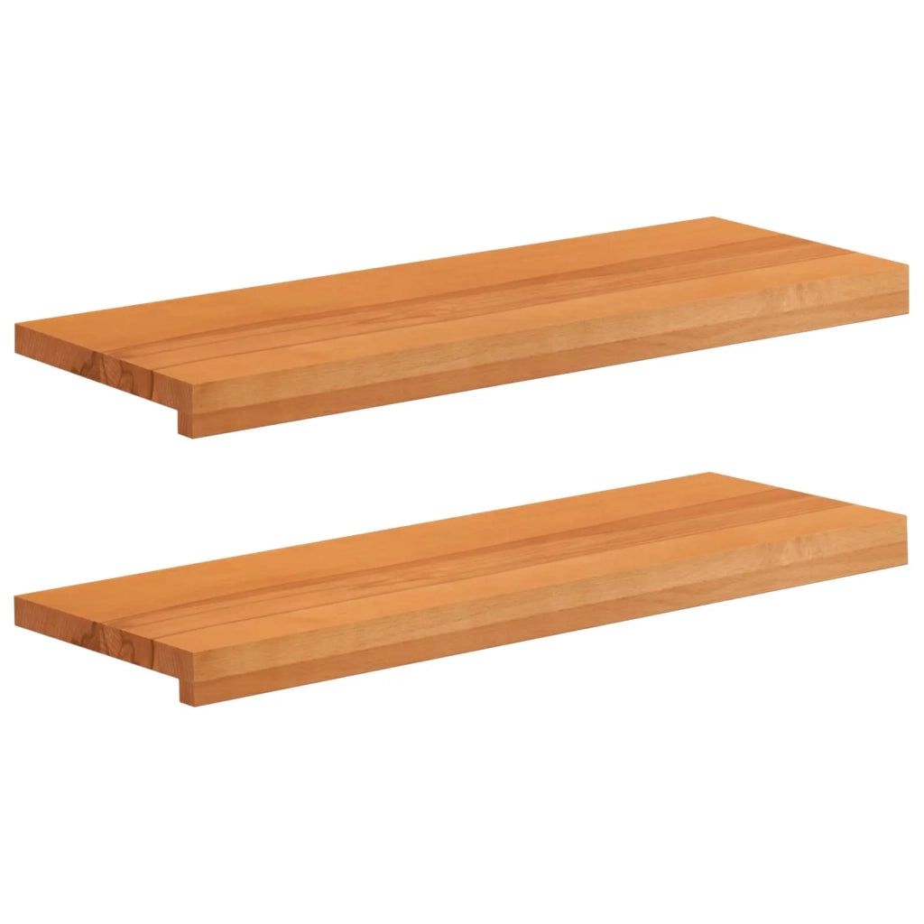 Tappeti per scale 2 pz 70 x 25 x 2 cm Marrone Chiaro 3446124