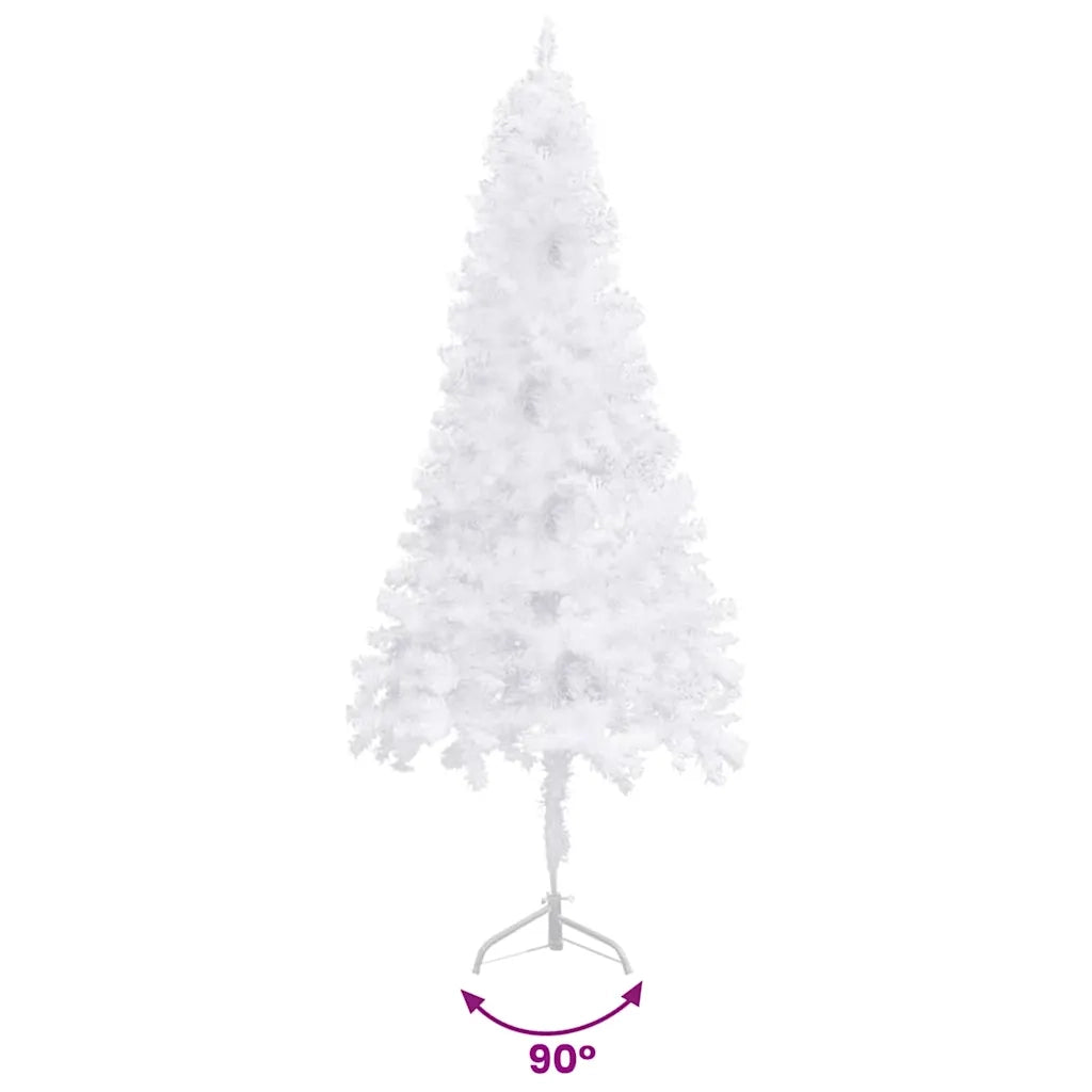 Alberi di Natale artificiali PVC, Steel White 329168