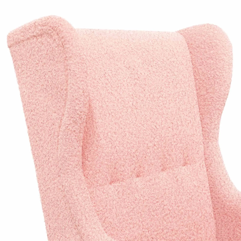 Poltrona Rosa Bouclé 42029892