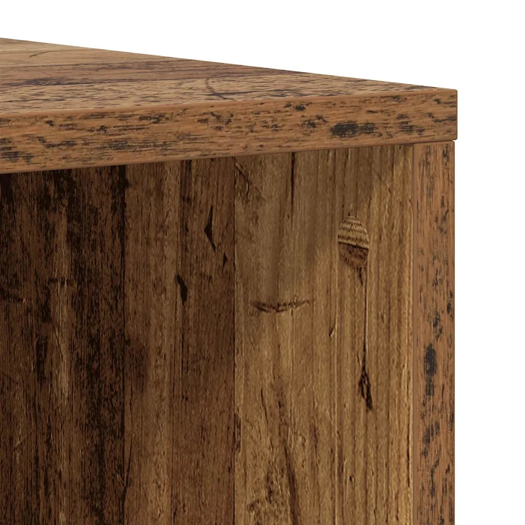 Set mobile TV 3 pz | Armadietto TV | Mobile Porta TV Legno vecchio 37 x 35 x 107 cm
