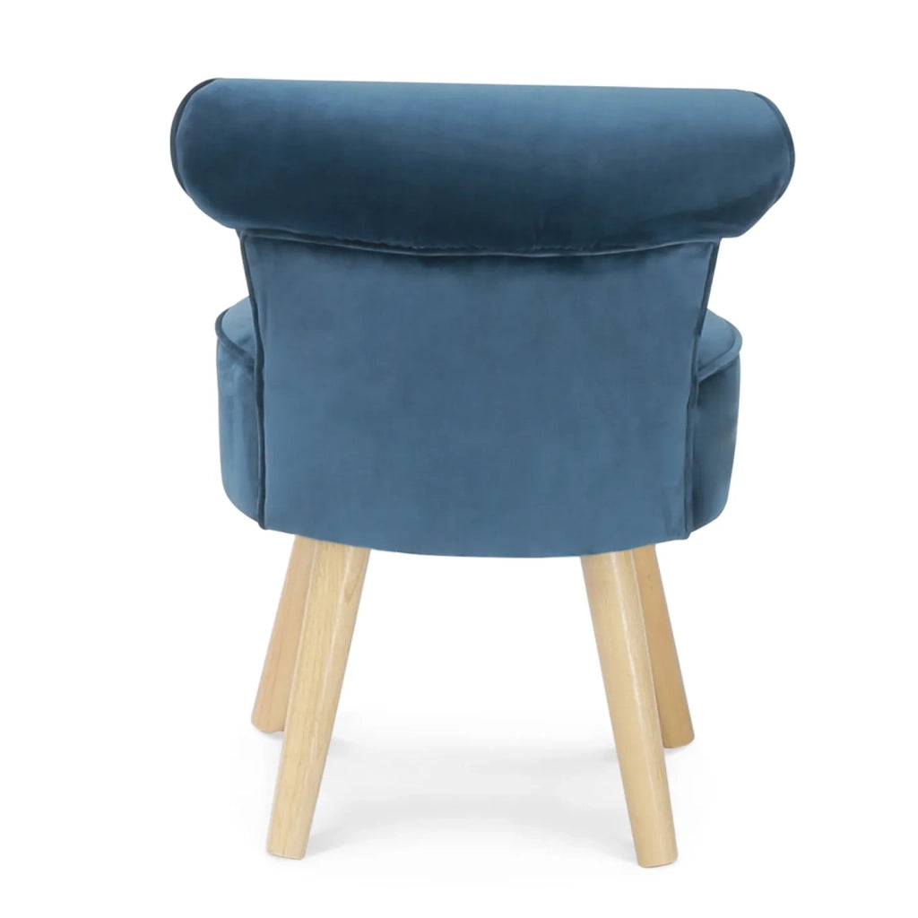 IDMarket - Poltrona CRAPAUD in velluto blu