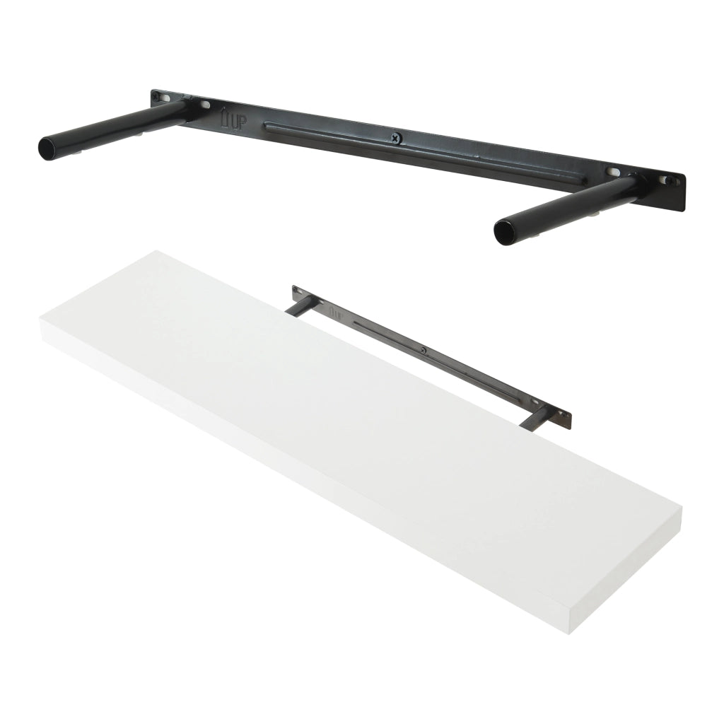 Set Stranda 3 Mensole da Muro 80x20x4 cm Bianco [en.casa]