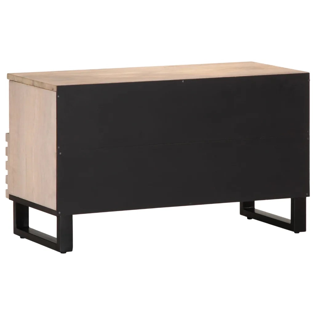 Mobile TV | Armadietto TV | Mobile Porta TV 80x34x46 cm in Legno Massello di Mango
