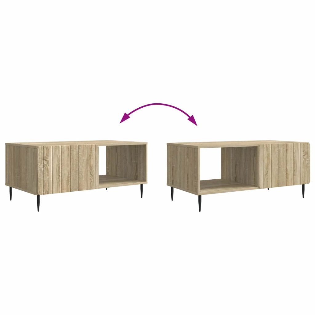 Tavolino da salotto Rovere Sonoma 90 x 50 x 40 cm 894497
