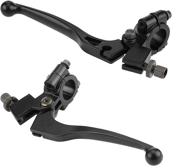 Manubrio regolabile pieghevole per motocross - 22 mm - Sedile - Alluminio anodizzato - Adatto per motocross e Dirt Bike
