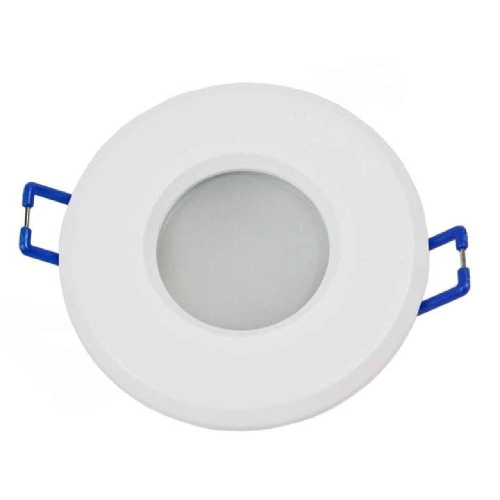 Trade Shop - Porta Faretto Incasso Per Doccia Impermeabile Ip44 Supporto Faretti Gu10 Luci P4 -