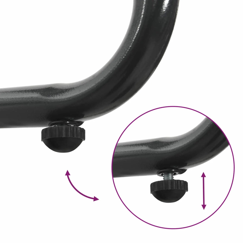 Sedie da giardino 2 pz Nero Rattan 42025096