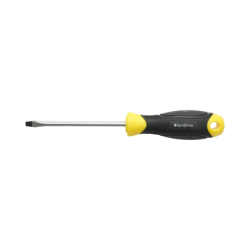 Cacciavite dritto Crownman 5x100mm con punta magnetica professionale Cr-V