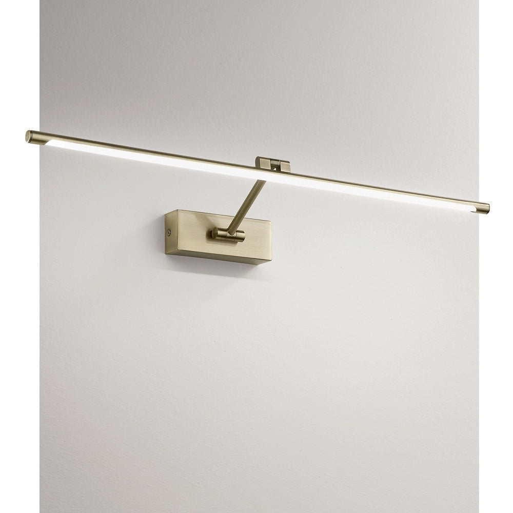 Lampada a Parete GAP453C Gealuce in Metallo Finitura Brunito, LED 10W, 580lm, 3000K, Luce Indiretta, Ideale per Illuminazione Interni - Gealuce