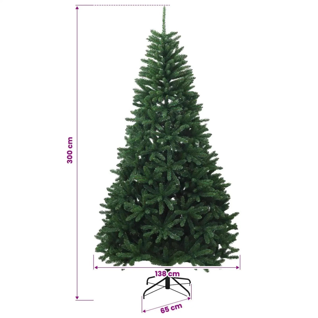 Albero di Natale Artificiale con Rami Pieghevoli 300 cm PVC 42054527