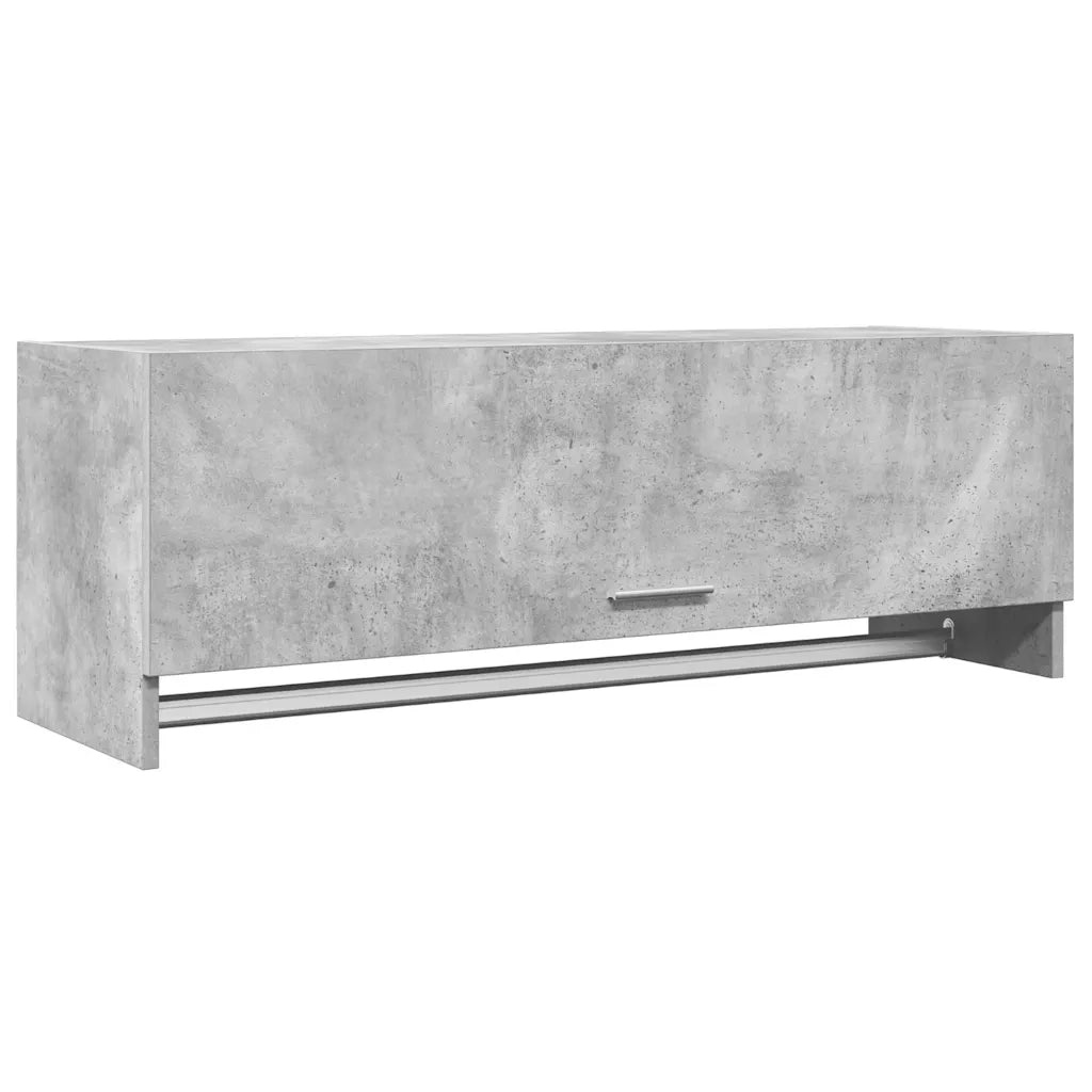 Armadio Grigio Cemento 100x32,5x35 cm in Legno Multistrato CFW8752473