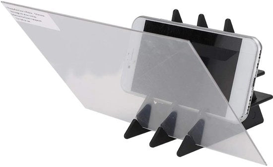 Pannello di Controllo Acquario IP65 - Plastico - Stazione di Riproduzione - Riflessione Antischermo - Trasparente - Incluso 5 Bracci - Pannello di Riproduzione