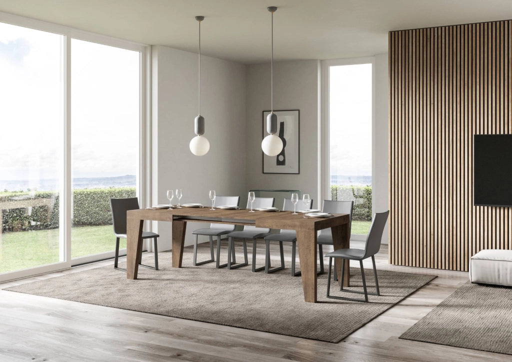 Tavolo Allungabile 130-234x90x77 cm Naxy Noce