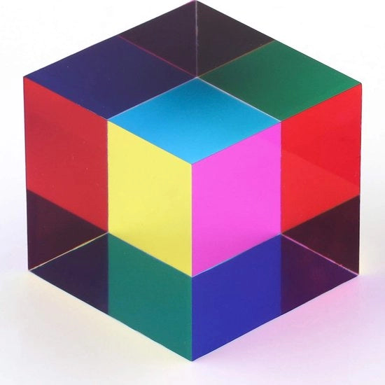 Cubo di illusione ottica - 1 pezzo - Acrilico - 40mm