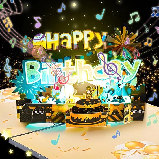 Carta di compleanno musicale con luce - Carta di compleanno pop-up - Carta di compleanno con musica - Carta di compleanno per festività - Carta di compleanno unica 

Modello: 
Specifica: 
Codice prodotto: 
Numero modello: