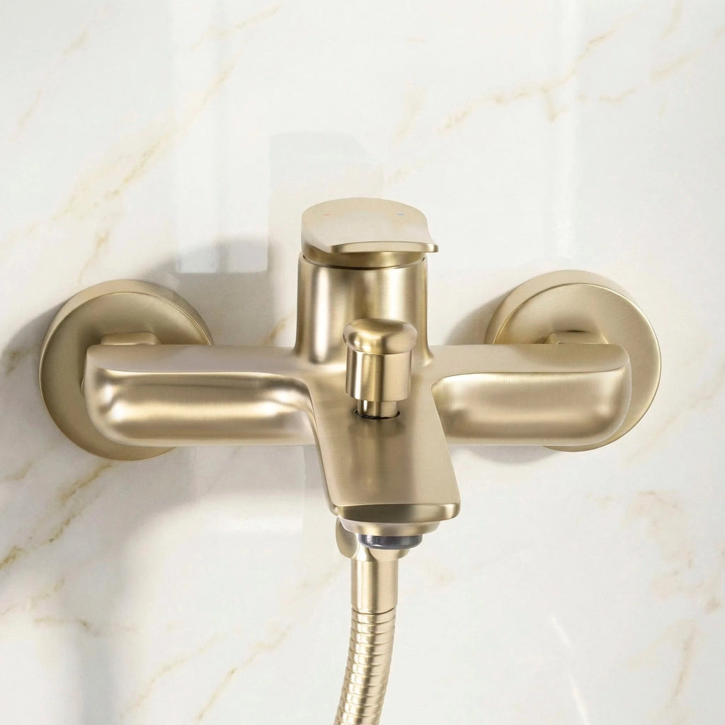 Miscelatore Per Vasca Premium Rea Vision Brush Gold