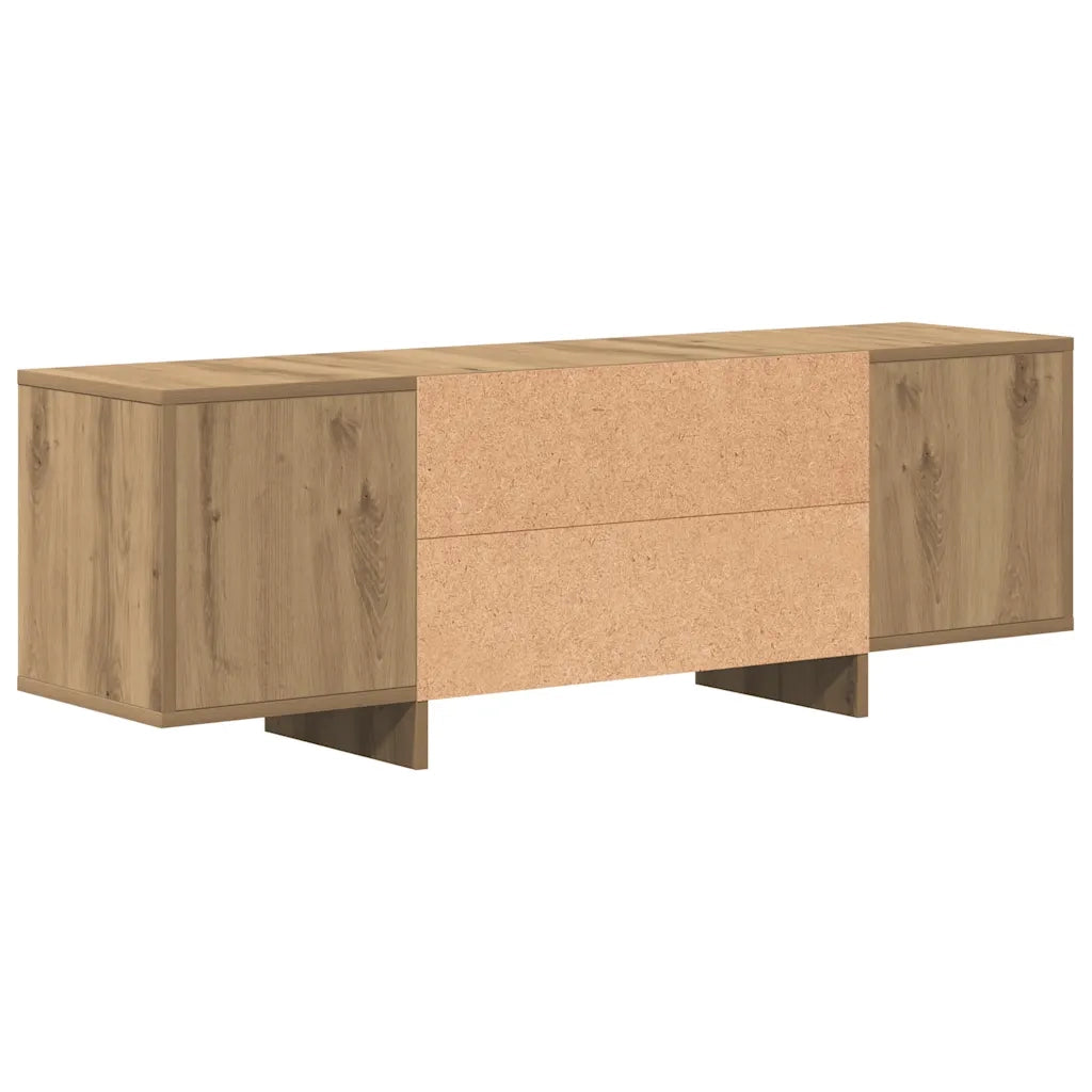 Mobile TV | Armadietto TV | Mobile Porta TV Rovere Artigianale 120x30x40,5 cm Multistrato