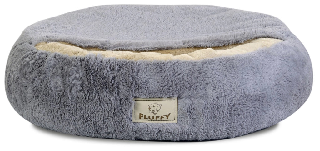 AIO FACTORY 80 cm FLUFFY Letto per cani personalizzabile grigio chiaro impermeabile