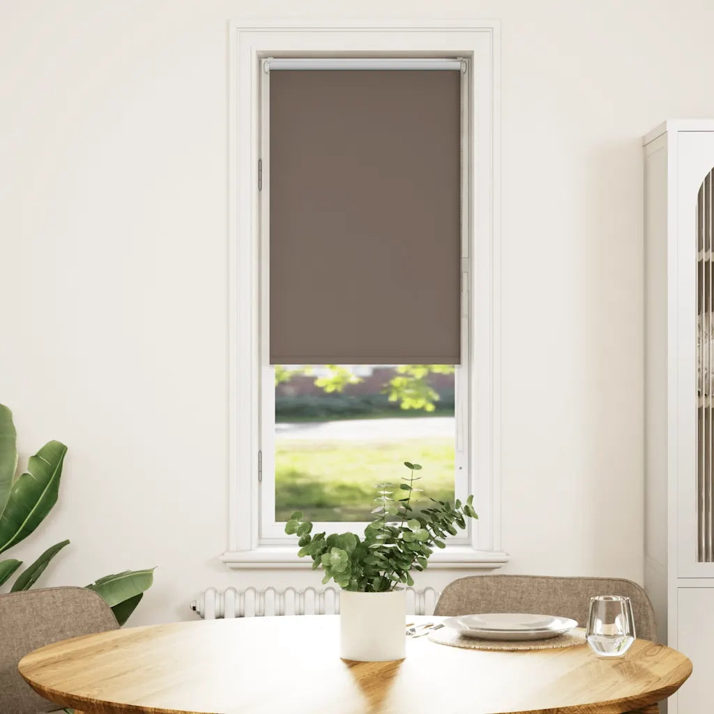Tenda a Rullo Oscurante-Tenda da sole a rullo 45x130 cm Larghezza Tessuto 40,7 cm 989065