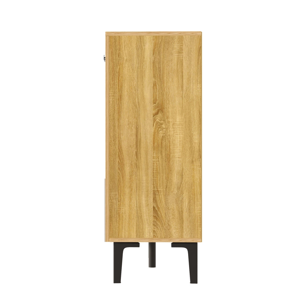 ARMADIO 160x36x94 cm in legno con 4 porte e 4 cassetti