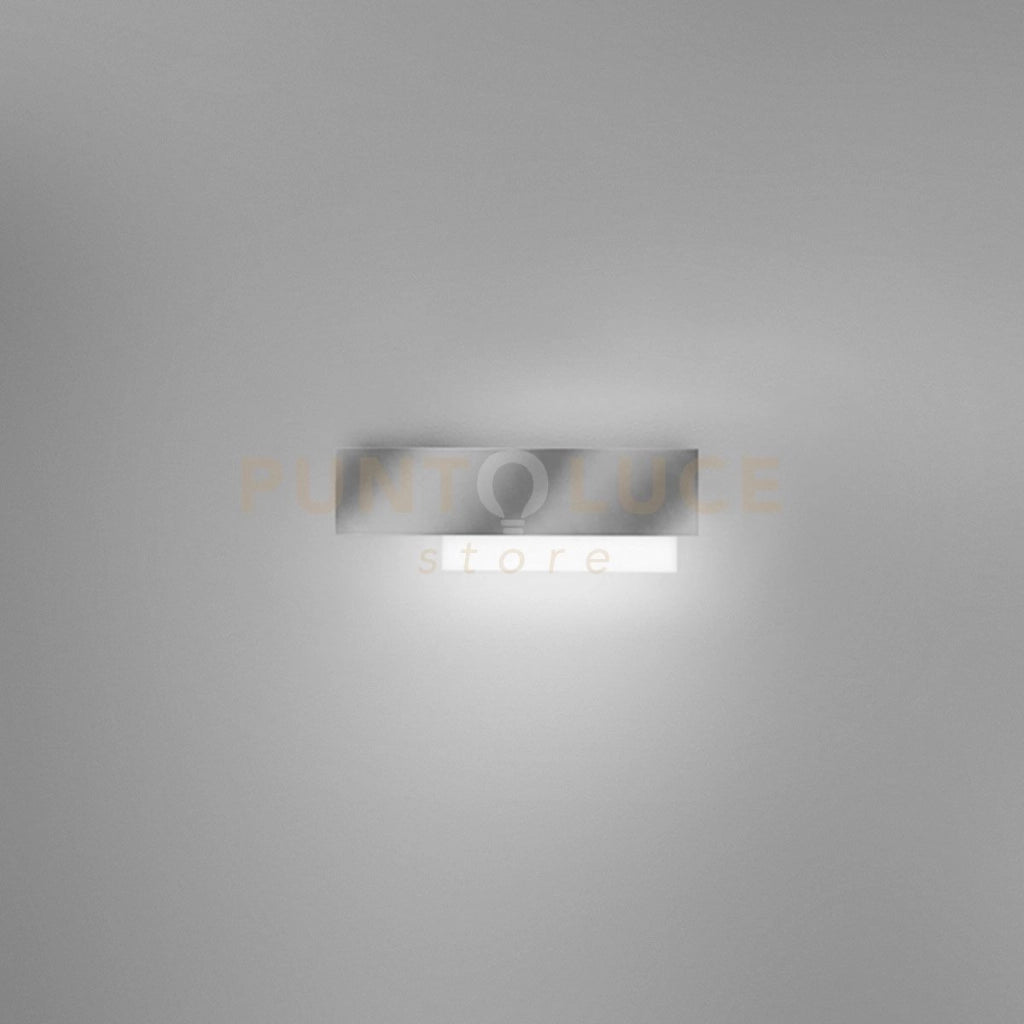 DOHA A/P - APPLIQUE ACCIAIO A LED 3000K 1270LM 15W ALLUMINIO E METACRILATO